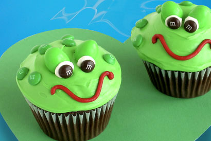 Frog Birthday Cupcakes Frog Birthday Cupcakes
