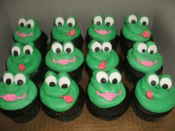 Frog Cupcakes