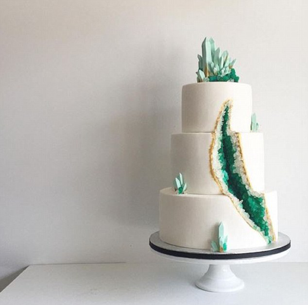 Geode Wedding Cakes