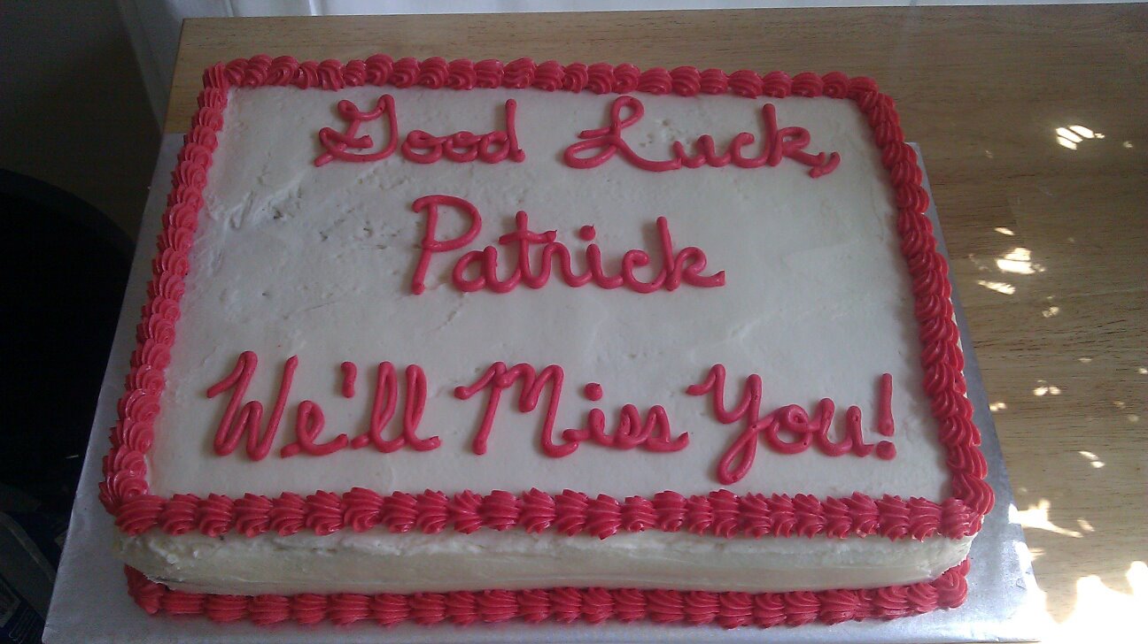 Good Luck Sheet Cake