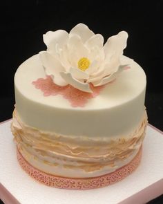 Gorgeous Flower Birthday Cake Gorgeous Flower Birthday Cake
