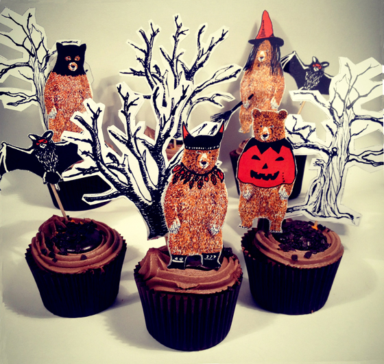 Halloween Cupcake Toppers