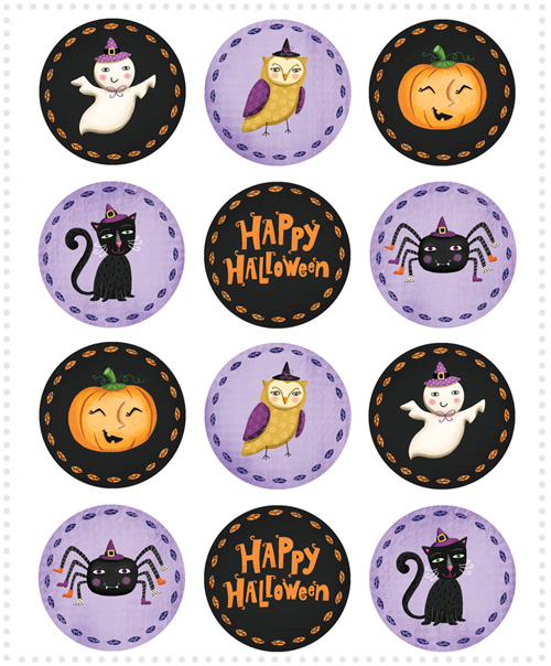 Halloween Cupcake Toppers