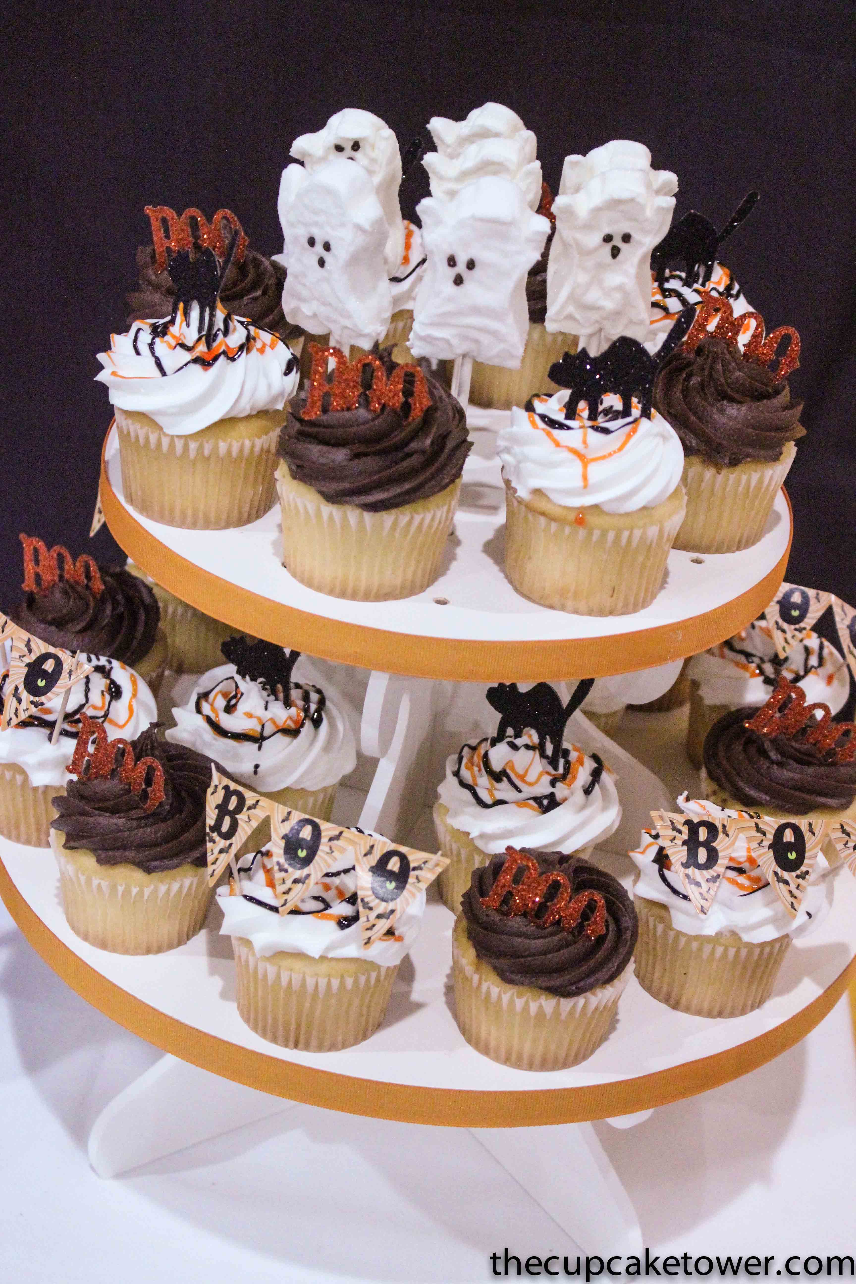 Halloween Cupcake Tower