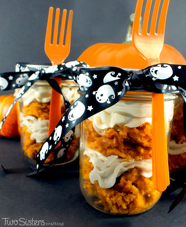 Halloween Mason Jar Cake Recipes