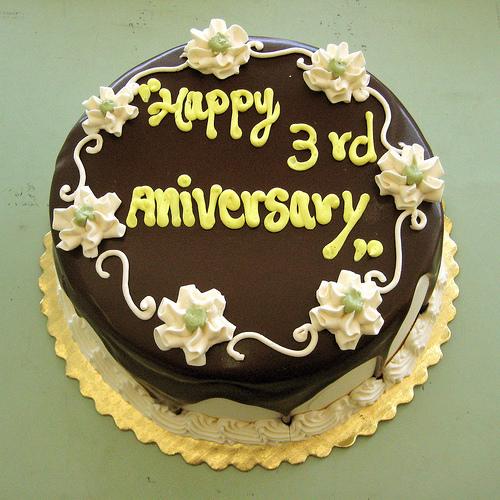 12 Photos of Happy 3 Year Anniversary Cakes