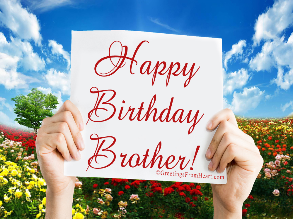 Happy Birthday Wish Brother