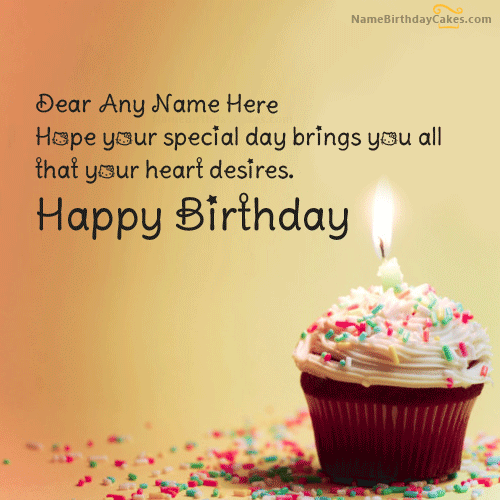 Happy Birthday Wishes with Name