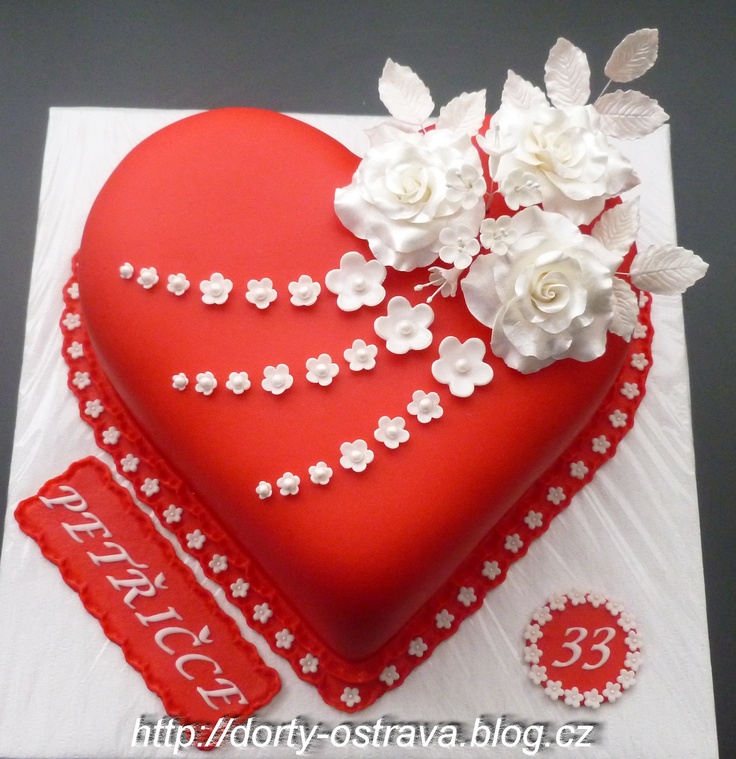 Heart Shaped Birthday Cake