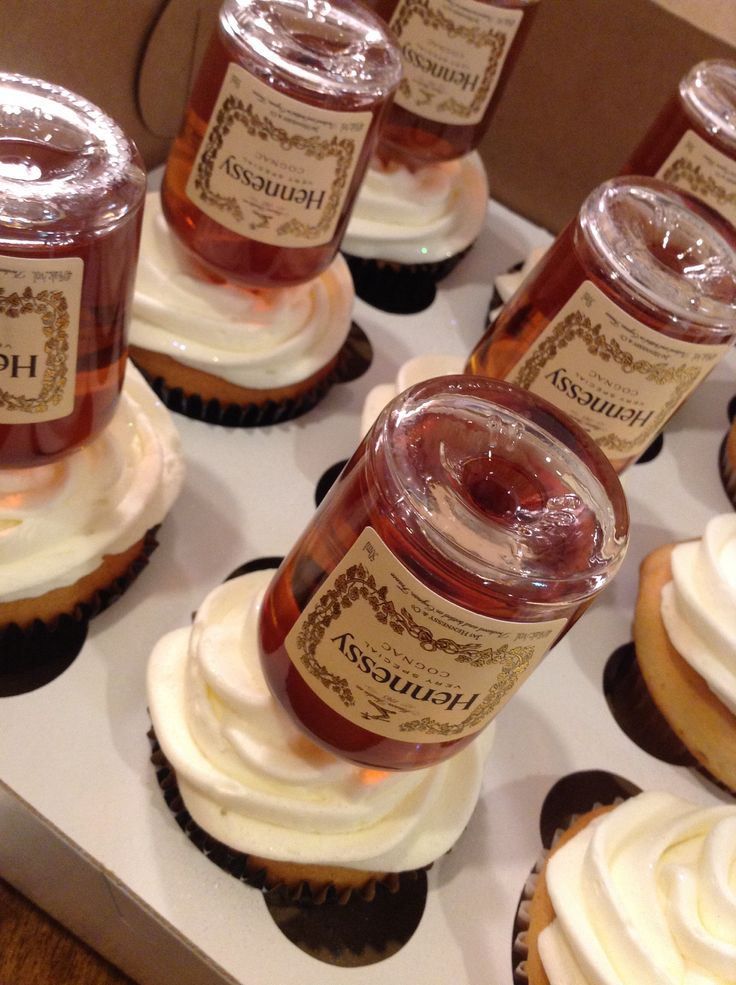 Hennessy Chocolate Cupcakes