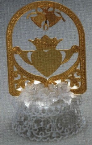 Irish Claddagh Wedding Cake Topper Irish Claddagh Wedding Cake Topper