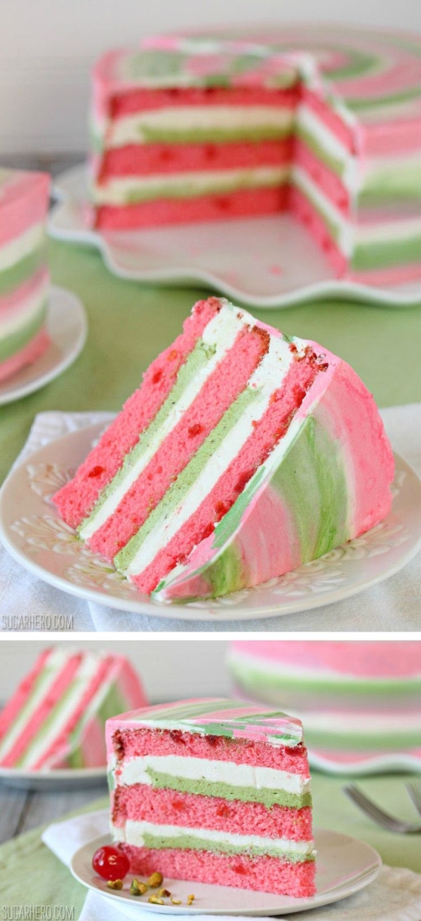 Italian Spumoni Cake Recipe