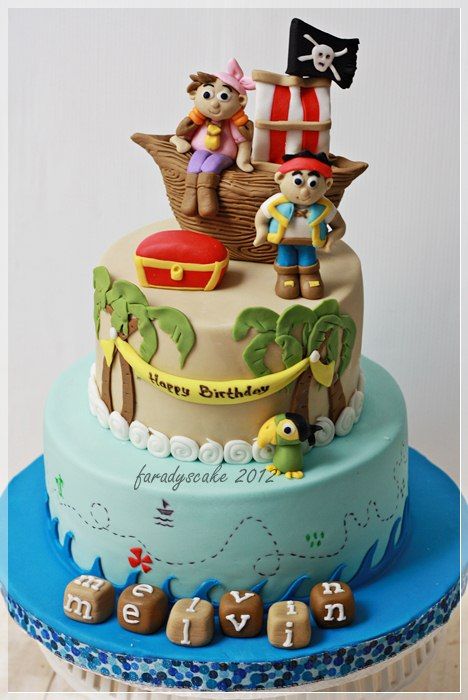 Jack and Neverland Pirates Cake