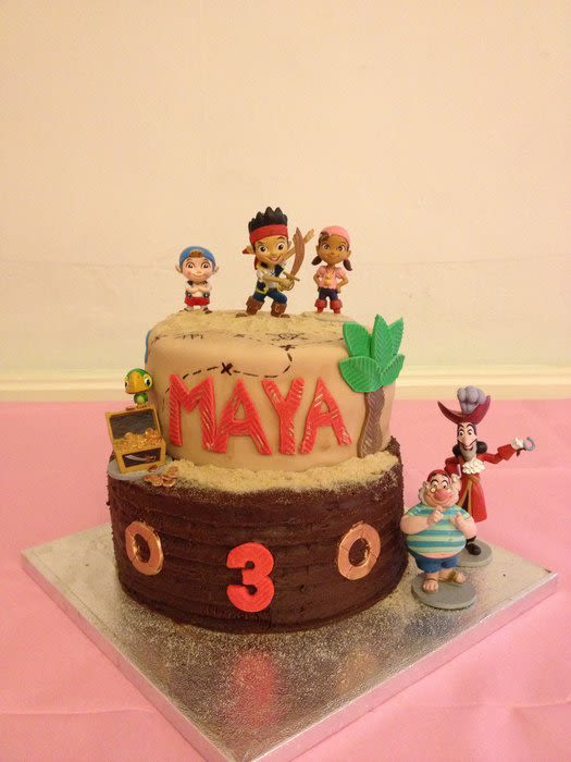 Jack and the Neverland Pirates Birthday Cake