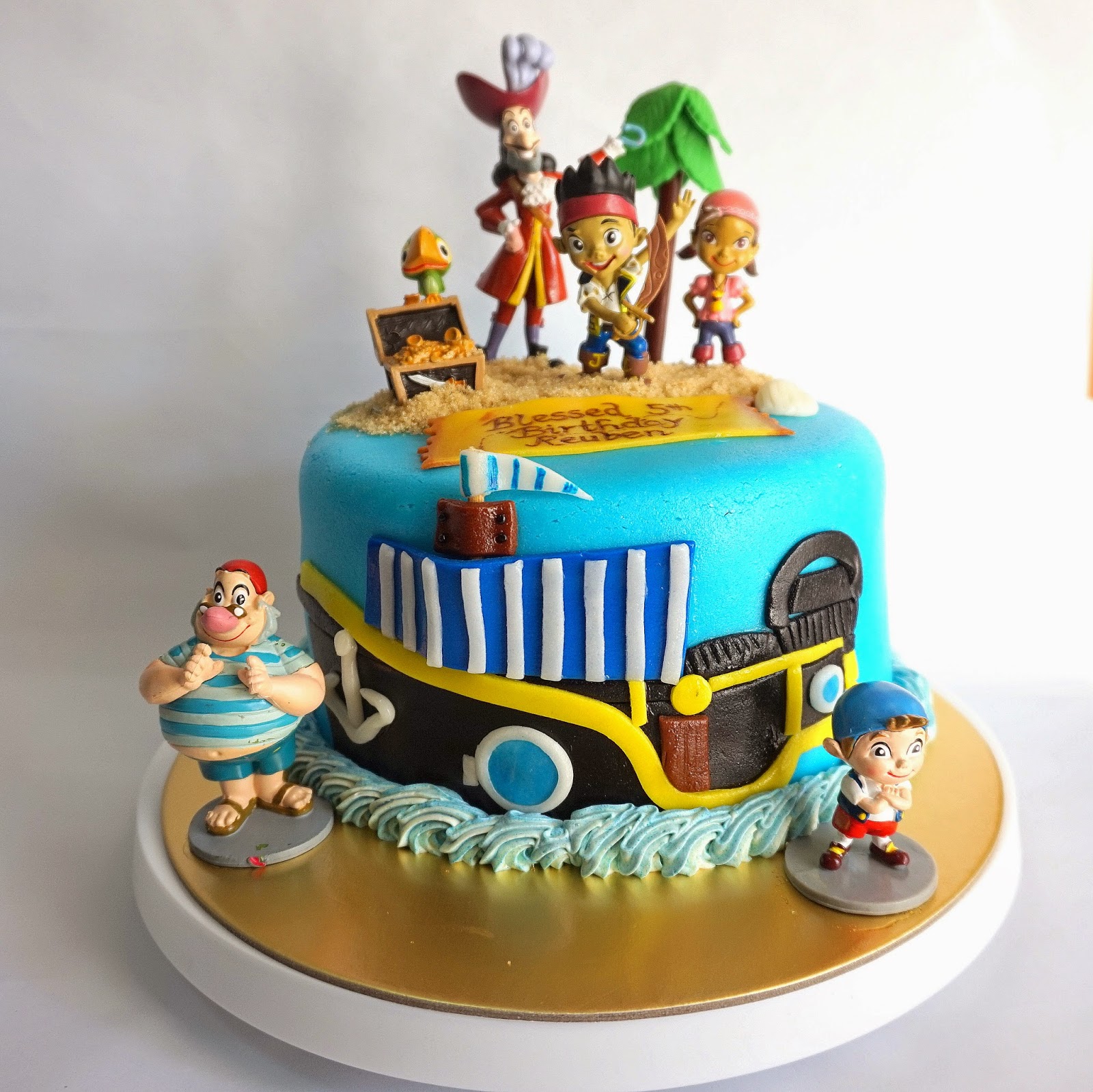 Jack and the Neverland Pirates Birthday Cake