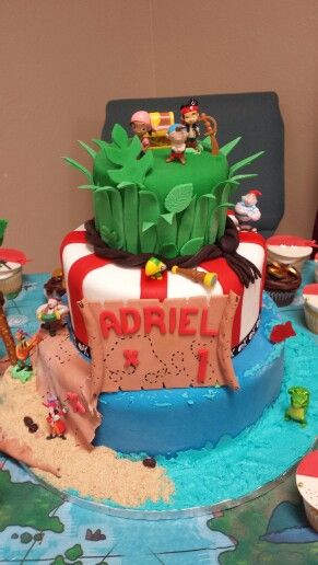 Jack and the Neverland Pirates Cake Jack and the Neverland Pirates Cake