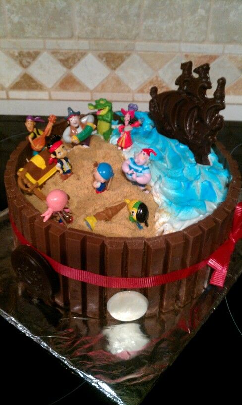 Jake and Neverland Pirates Birthday Cake Jake and Neverland Pirates Birthday Cake
