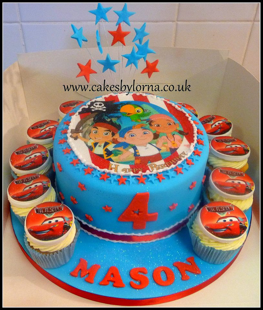 Jake and the Neverland Pirates Birthday Cake