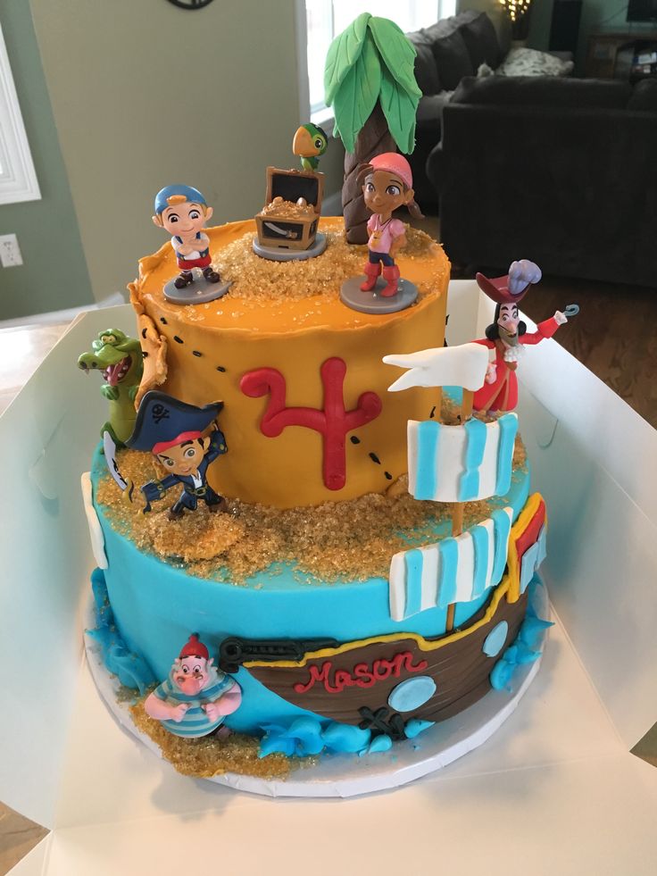 Jake and the Neverland Pirates Birthday Cake