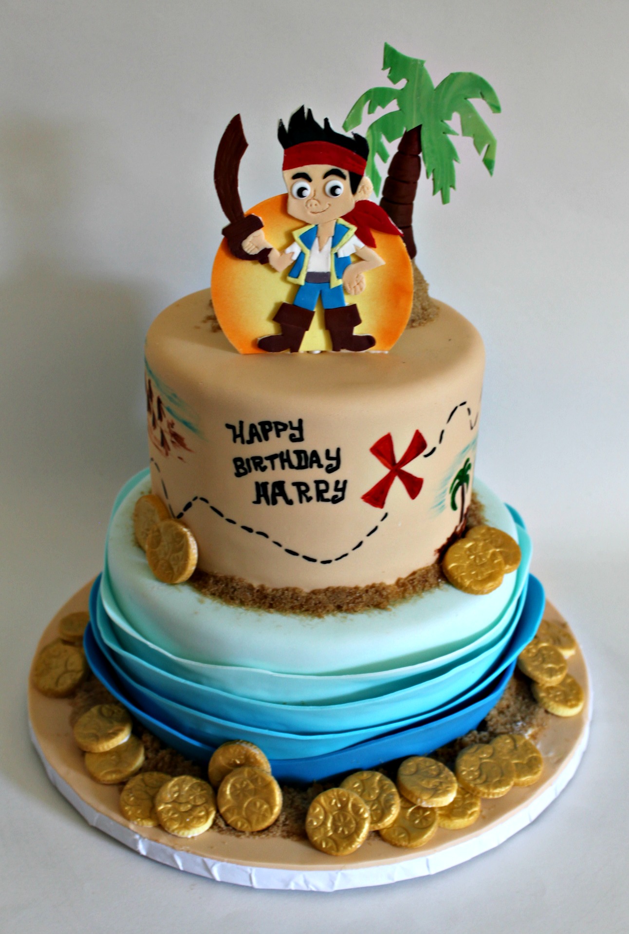 Jake Pirate Birthday Cake