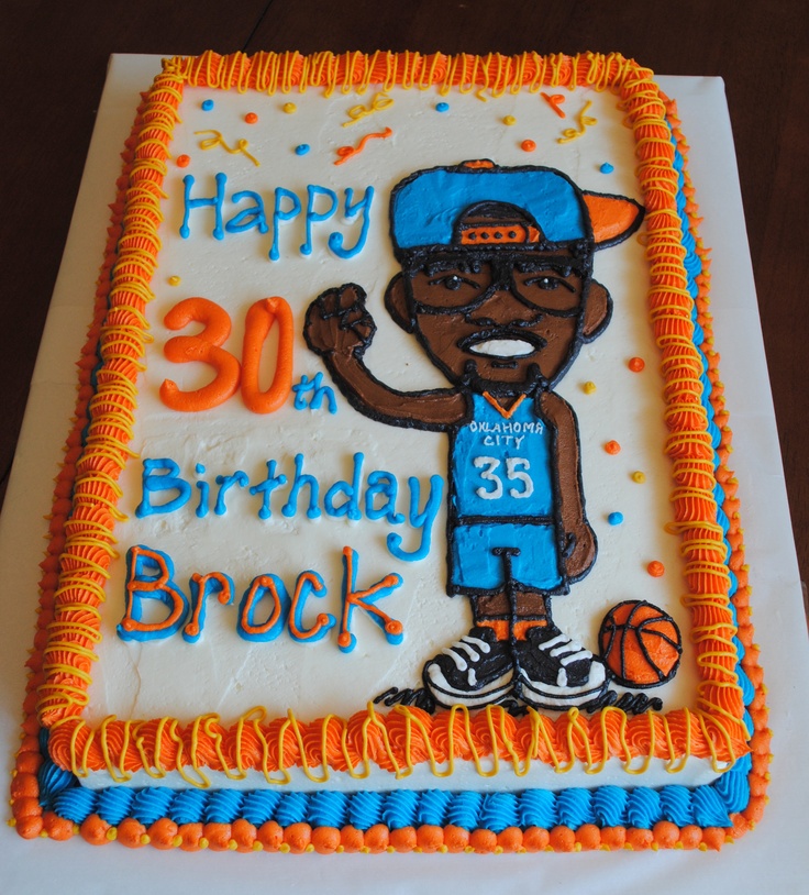Kevin Durant Birthday Cake