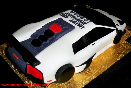 Lamborghini Birthday Cake