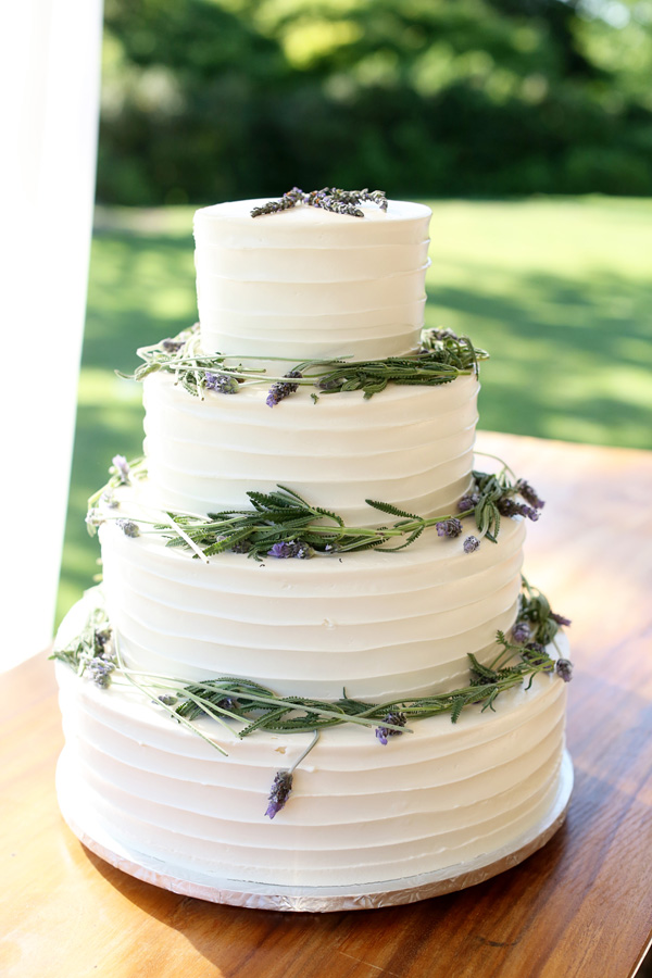 Lavender Wedding Cake