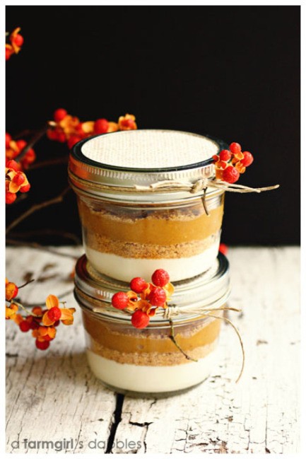 Layered Pumpkin Pie in a Jar Recipe Layered Pumpkin Pie in a Jar Recipe
