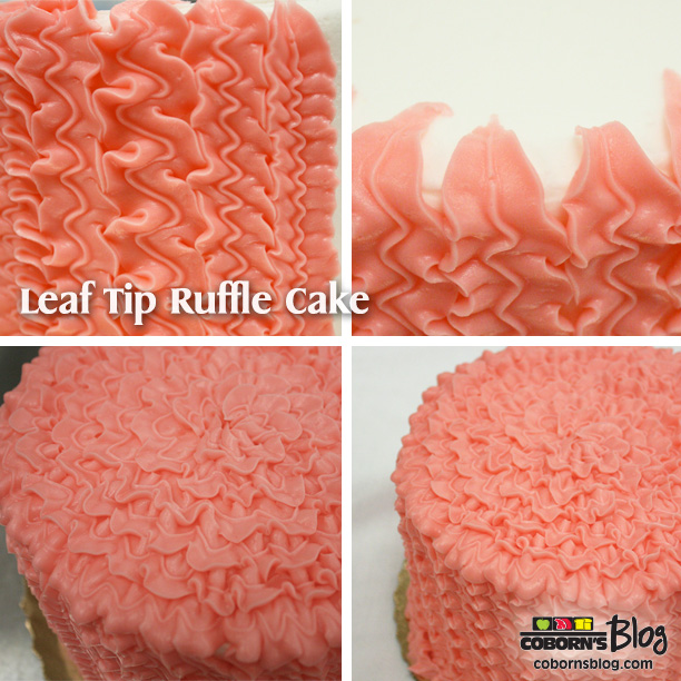 Leaf Tip as Cakes with Ruffles