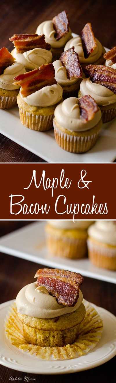 Maple Bacon Cupcakes Recipe