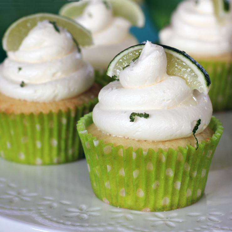 Margarita Cupcakes with Tequila Recipe