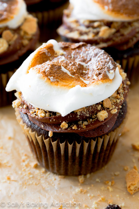 Marshmallow Filled Cupcakes