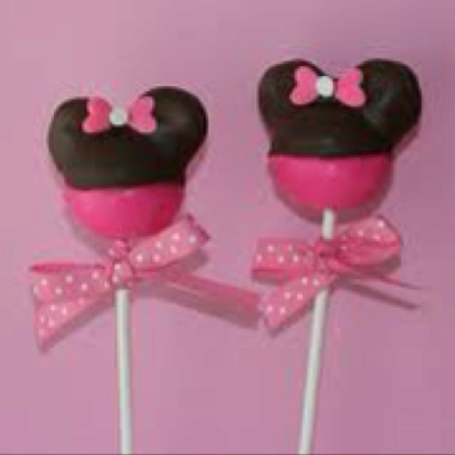 8 Photos of Minnie Mouse Cakes Pop Molds 8 Photos of Minnie Mouse Cakes Pop Molds