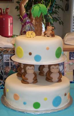 Monkey Baby Shower Cake Ideas
