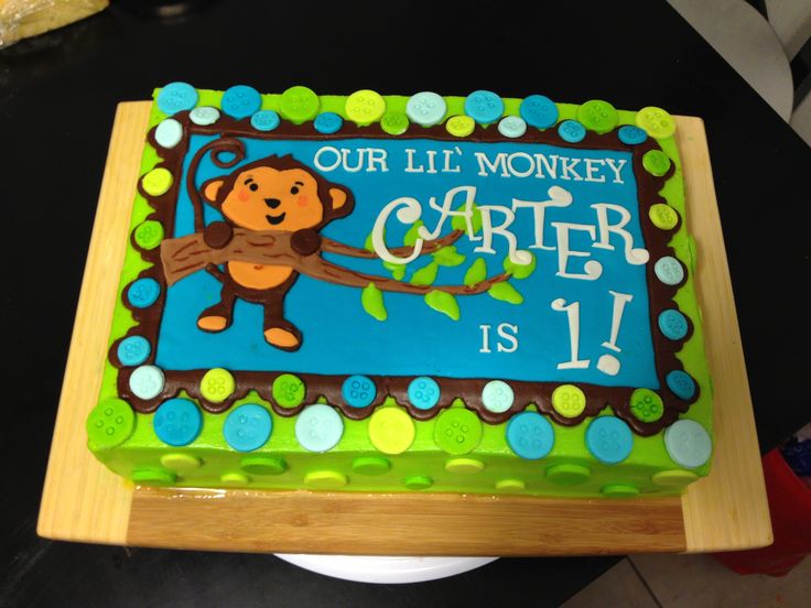 Monkey Birthday Cake Ideas