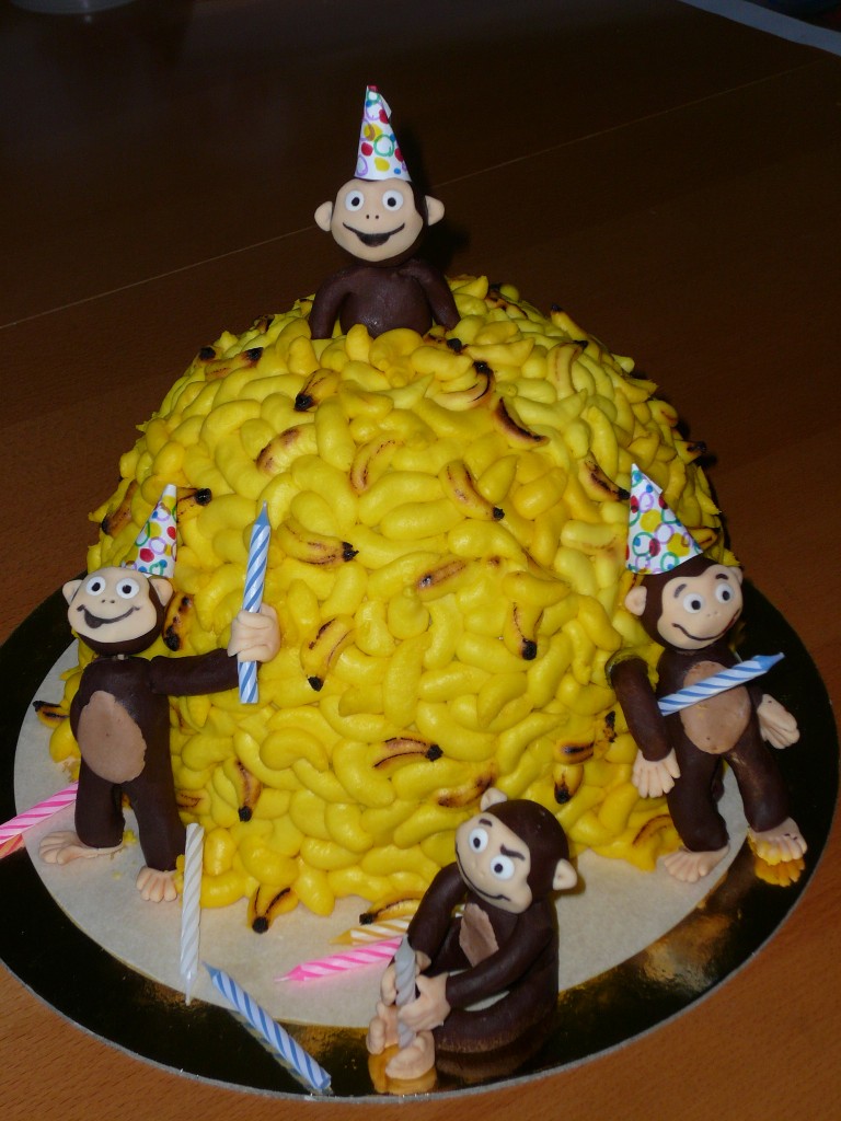 Monkey Birthday Cake