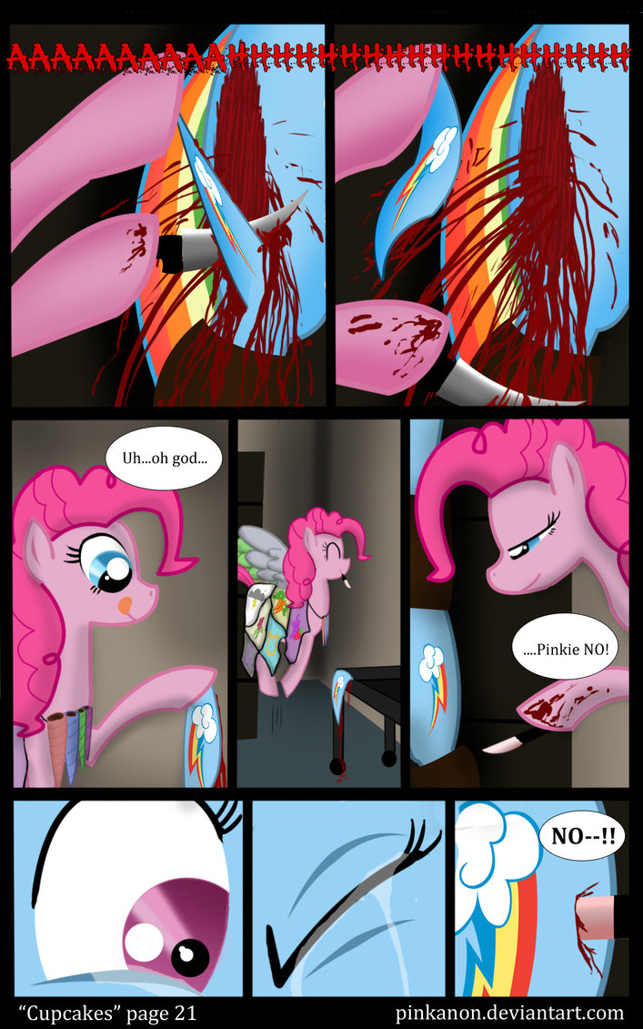 My Little Pony Creepypasta Cupcakes Comic