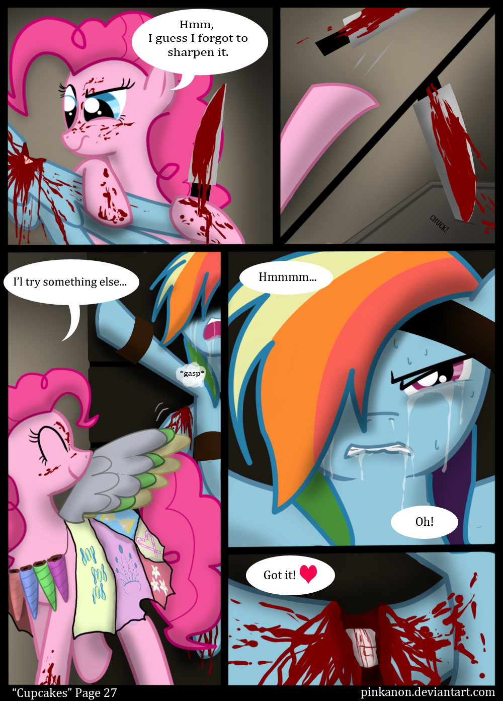 My Little Pony Creepypasta Cupcakes Comic