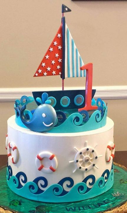 Nautical Baby Shower Cake Ideas