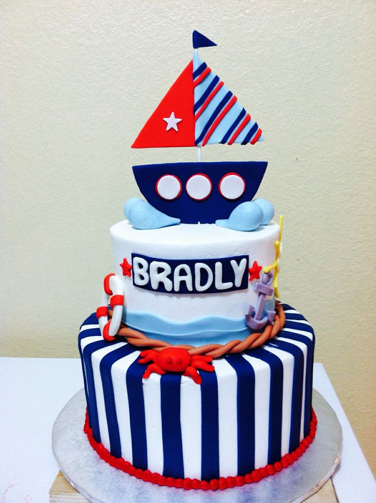 Nautical Birthday Cake