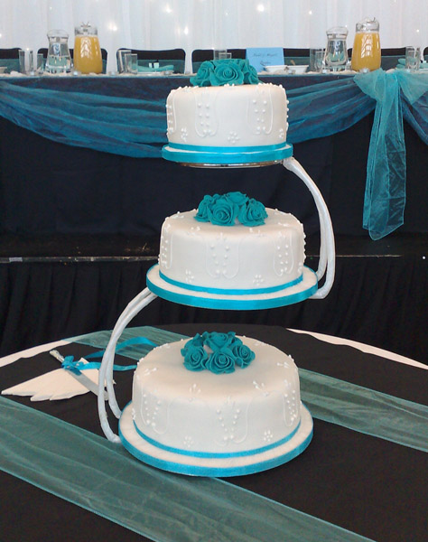 New Year's Eve Wedding Cake Simple