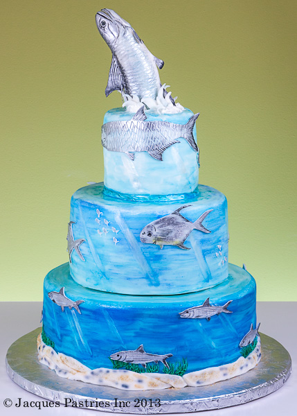 Ocean Wedding Cake