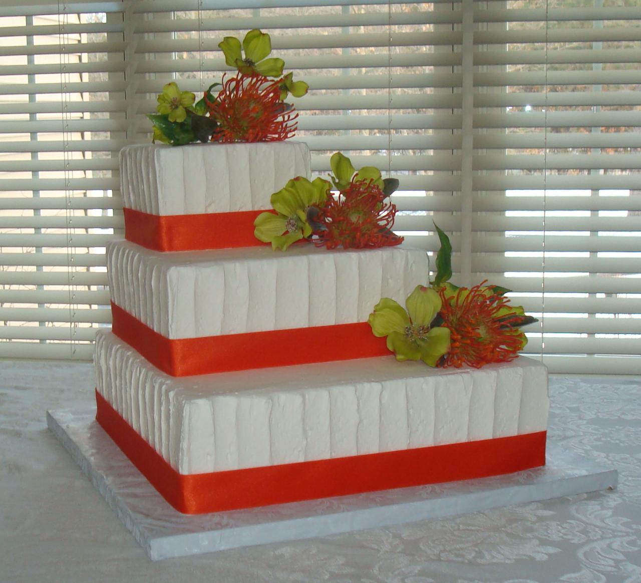 Offset Square Wedding Cake