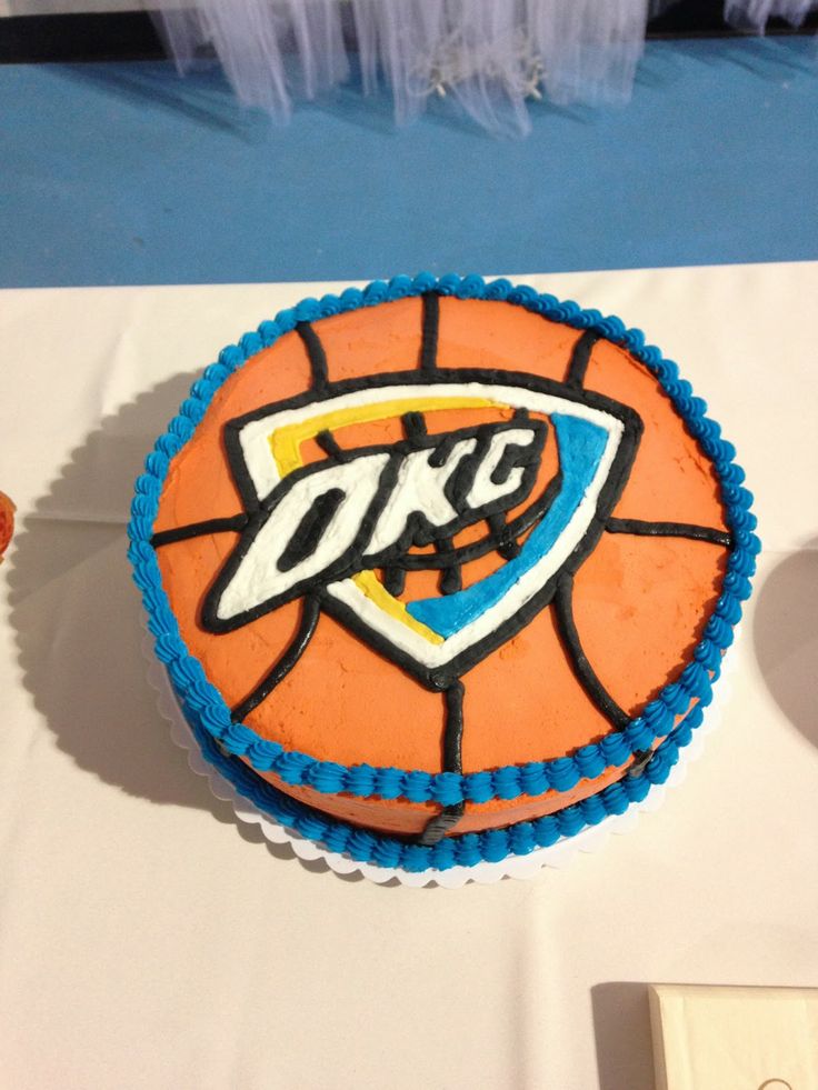 OKC Thunder Birthday Cake