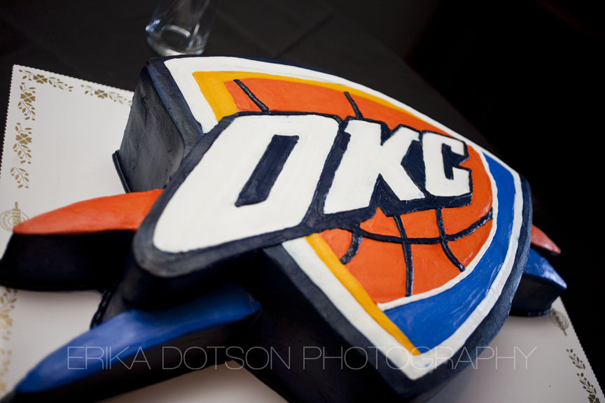 Oklahoma City Thunder Basketball Cake