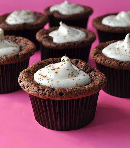 Orange Cream Cupcakes with Chocolate