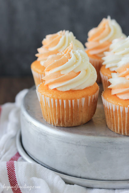 Orange Flavored Buttercream Cupcakes Orange Flavored Buttercream Cupcakes