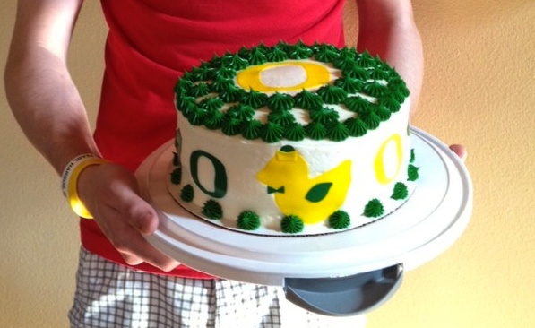 Oregon Ducks Cake