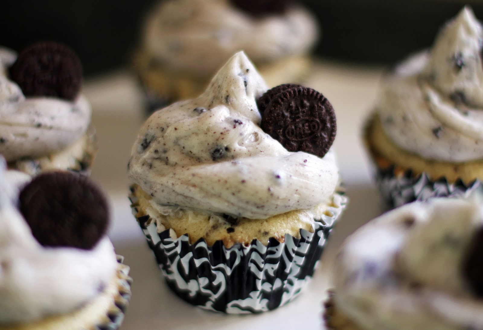 Oreo Cookies and Cream Cupcakes