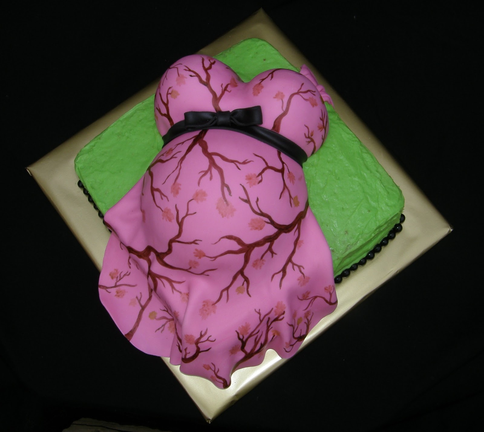 Pink Camo Baby Shower Cakes for Girls